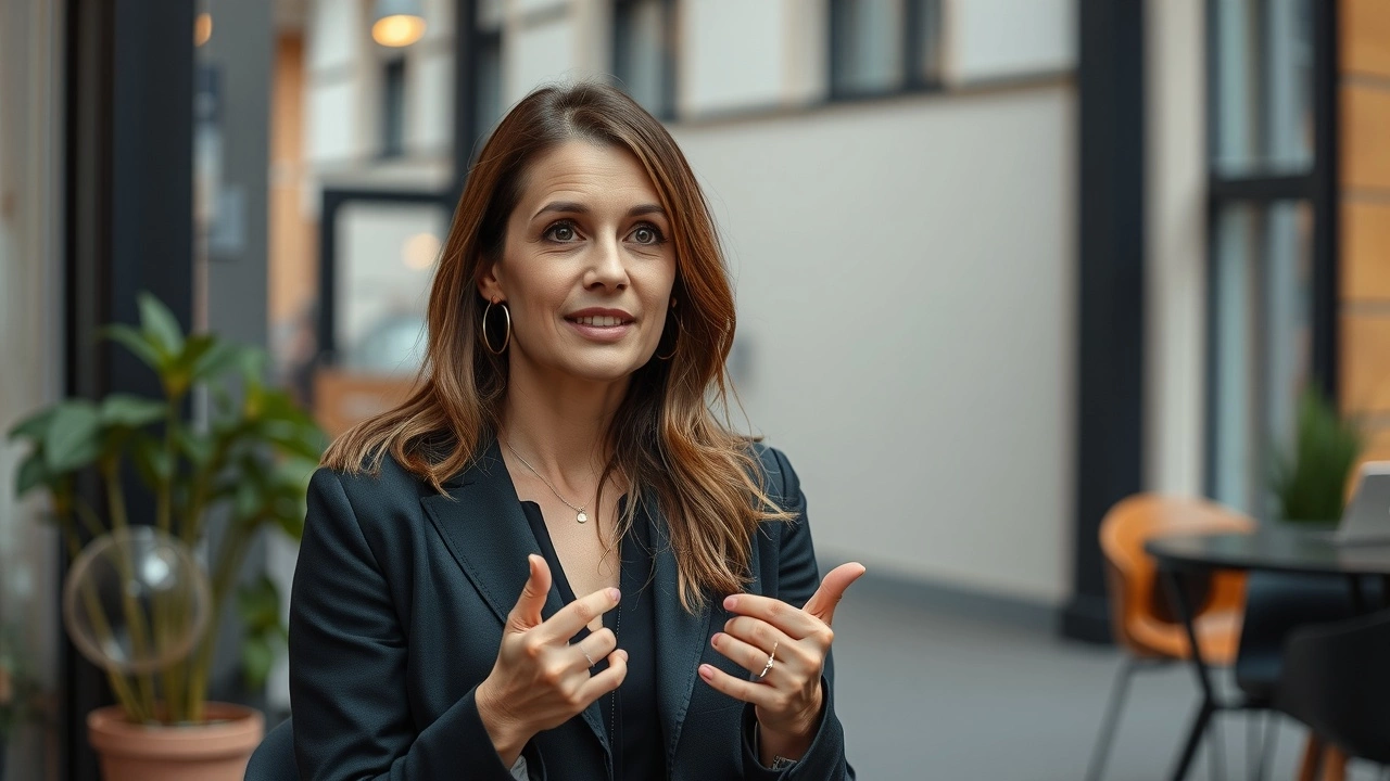 entrepreneuse strasbourgeoise discutant de l economie circulaire