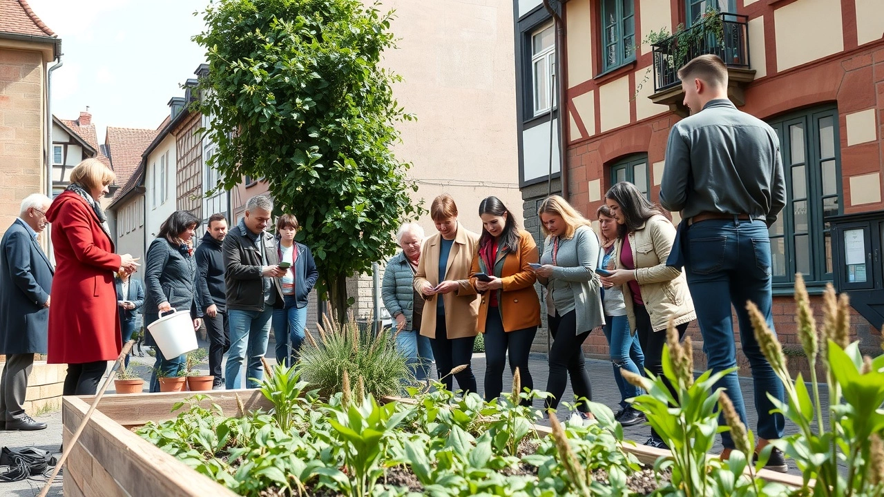 des habitants de Strasbourg participant a des pratiques durables