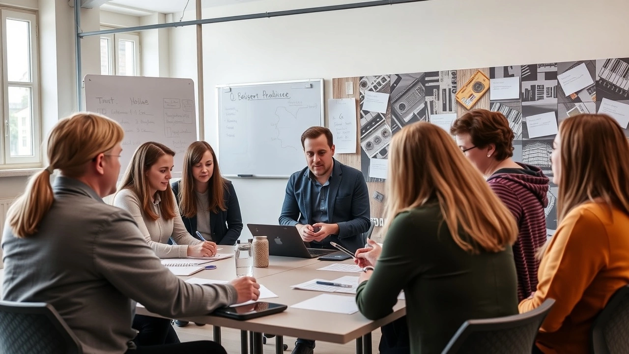 une séance de formation professionnelle à Strasbourg