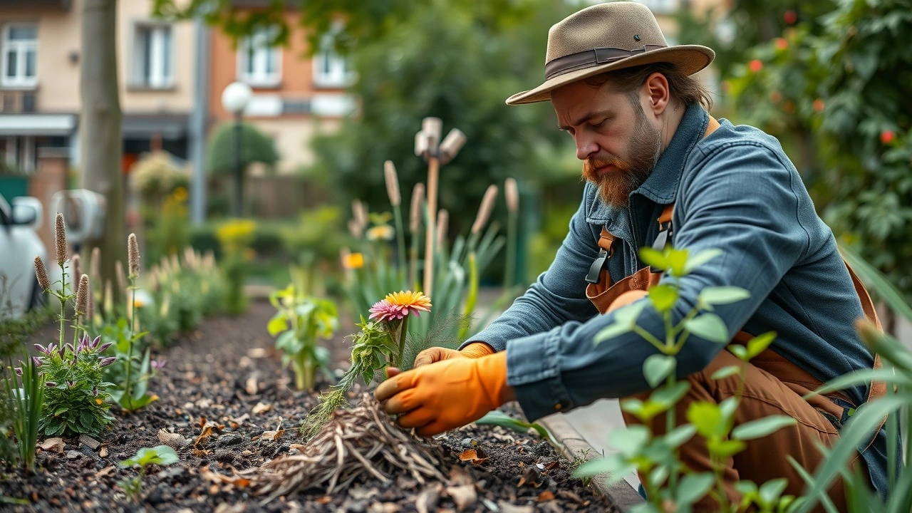 jardinier strasbourgeois réhabilitant un espace naturel urbain