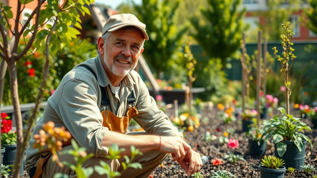 Un jardinier strasbourgeois engagé dans la réhabilitation des espaces naturels urbains.