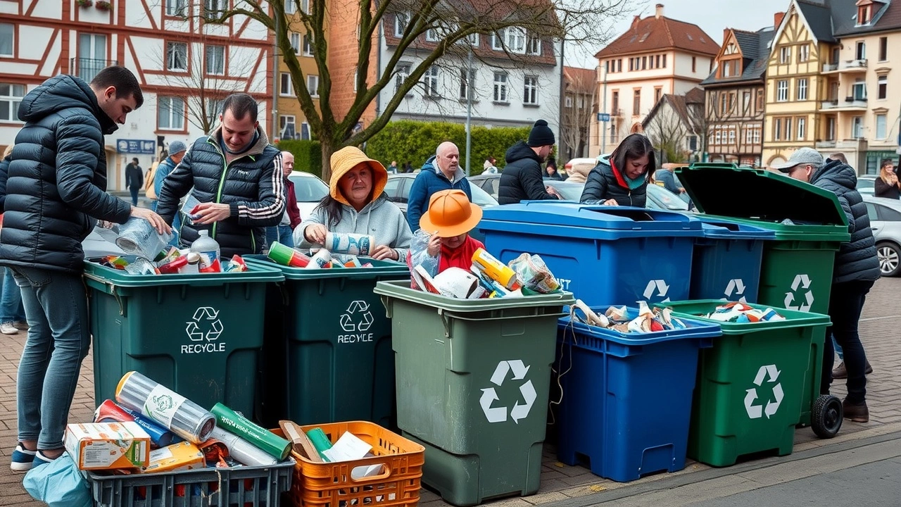 événement communautaire de recyclage à Strasbourg
