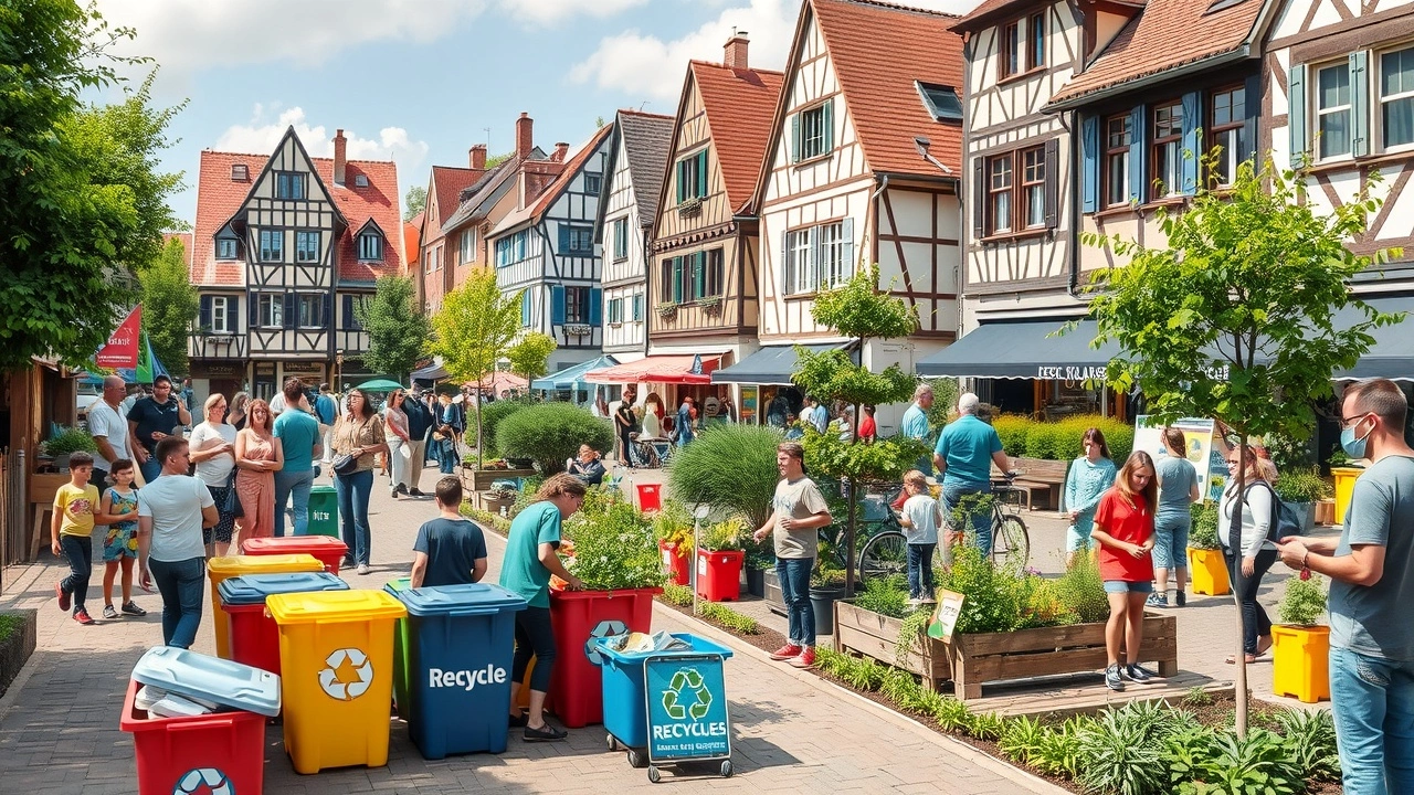 Initiative de recyclage et de reduction des dechets a Strasbourg