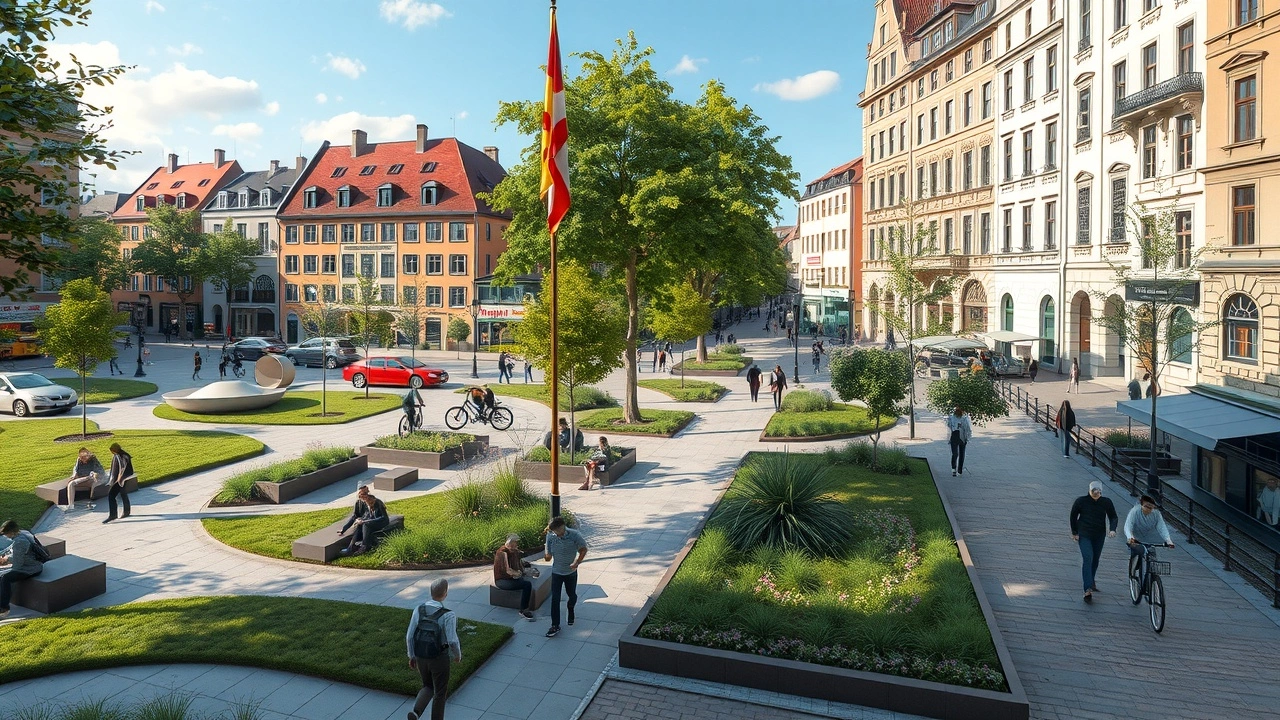 Strasbourg en 2025 avec des espaces publics revitalisés