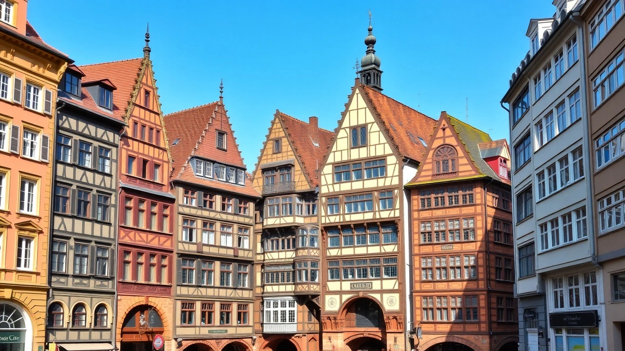 photo de la heritage architecturale de Strasbourg et aménagements modernes