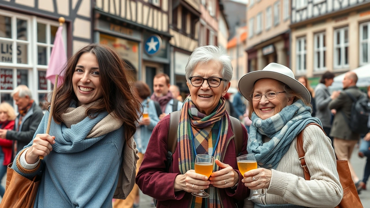jeunes et seniors profitant d'activités culturelles à Strasbourg