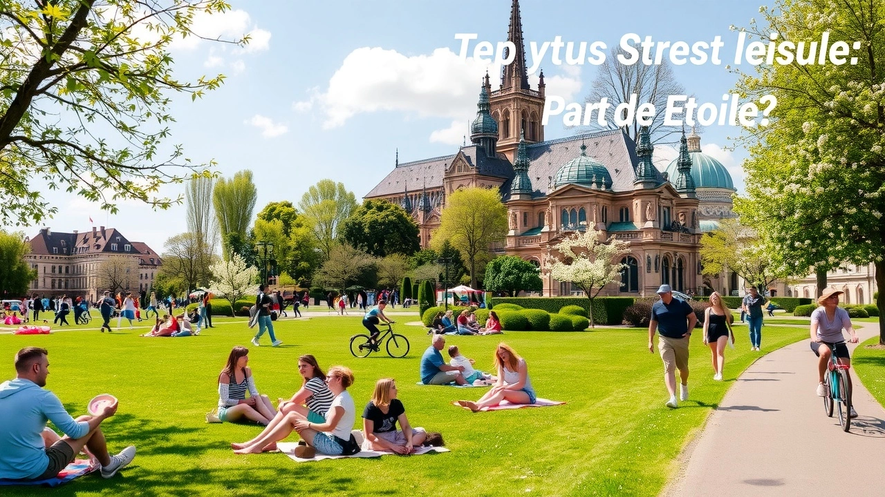 Une scène animée à Strasbourg montrant des activités de loisirs accessibles.