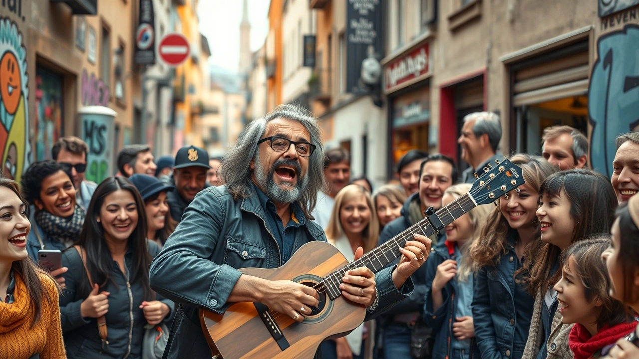 Rencontre d'un musicien strasbourgeois avec sa communauté dans un quartier populaire.