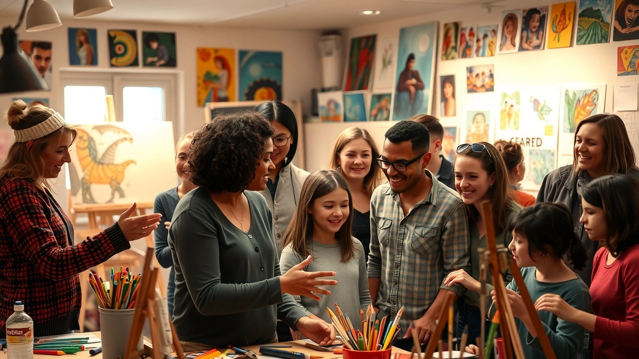 Portrait d'un groupe divers de Strasbourg dédié à l'éducation artistique des jeunes.