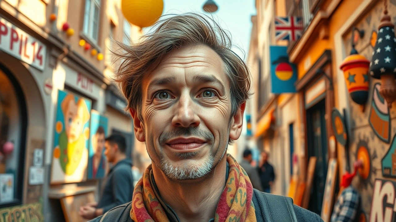 Portrait d'un acteur culturel strasbourgeois dans un environnement artistique vibrante.