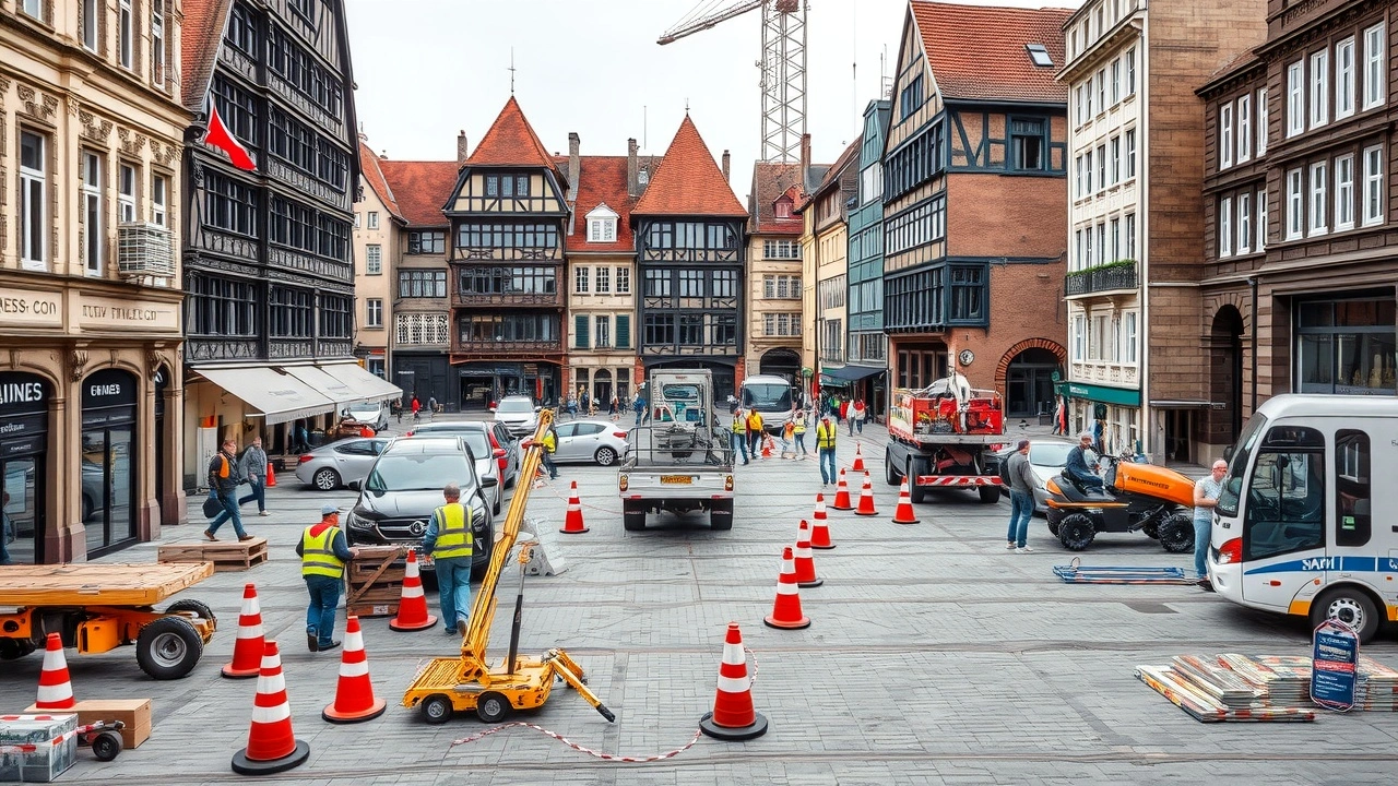 Renovation d'une place emblématique de Strasbourg
