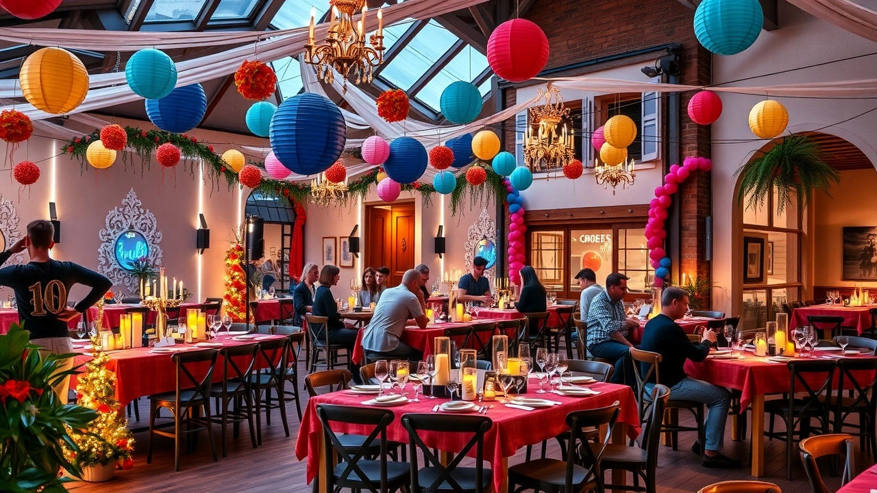 mise en place d'une soirée à thème avec amis