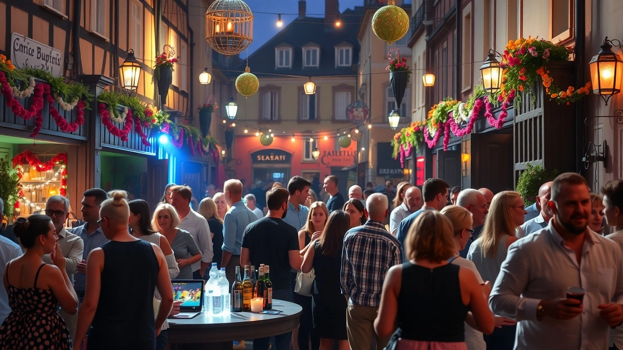 photo de soirées à thème à Strasbourg avec des amis