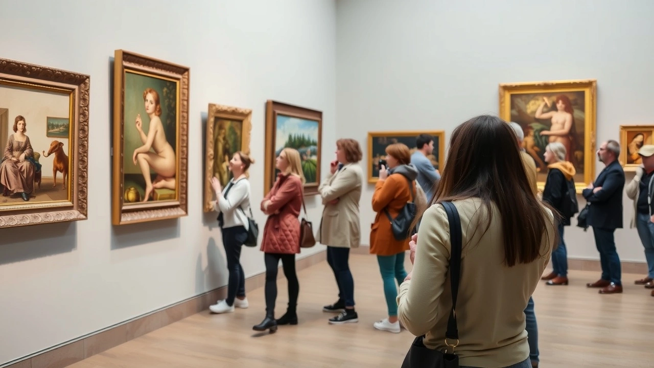 groupe de personnes en visite artistique à Strasbourg